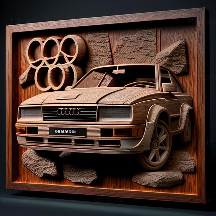 3D model Audi quattro (STL)